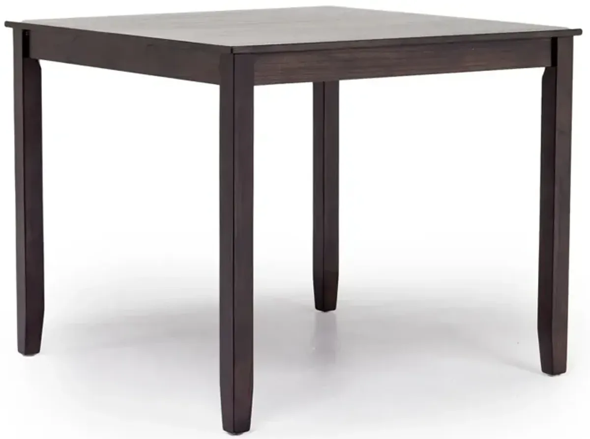 Stellan Square Dining Table & 4 Chairs in Black