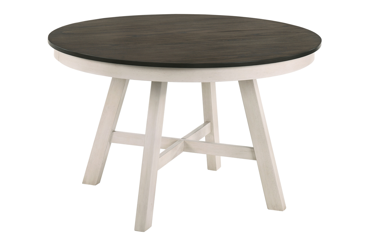 Maisie Round Dining Table in White