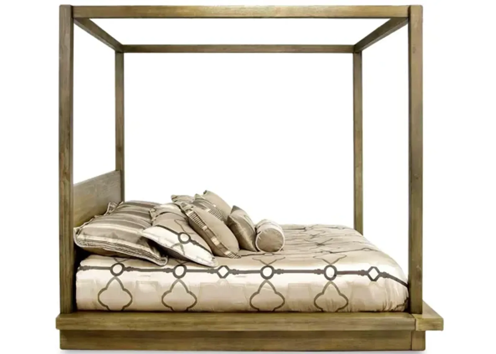 Melbourne Canopy Bed in Brown, CA King