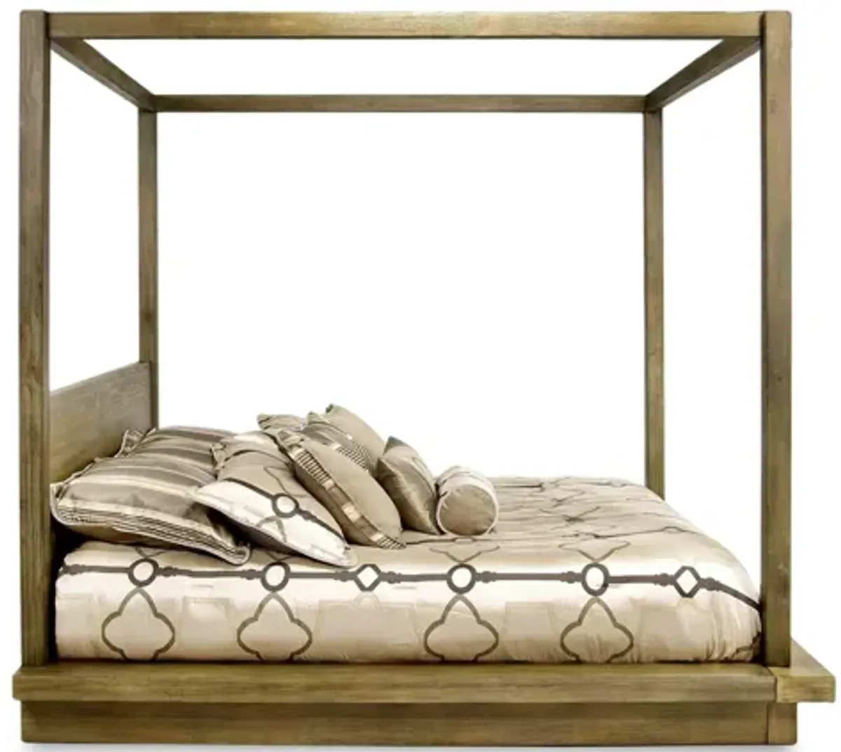 Melbourne Canopy Bed in Brown, CA King