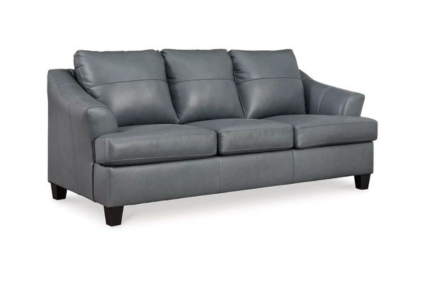 Genoa Sofa in Steel Leather