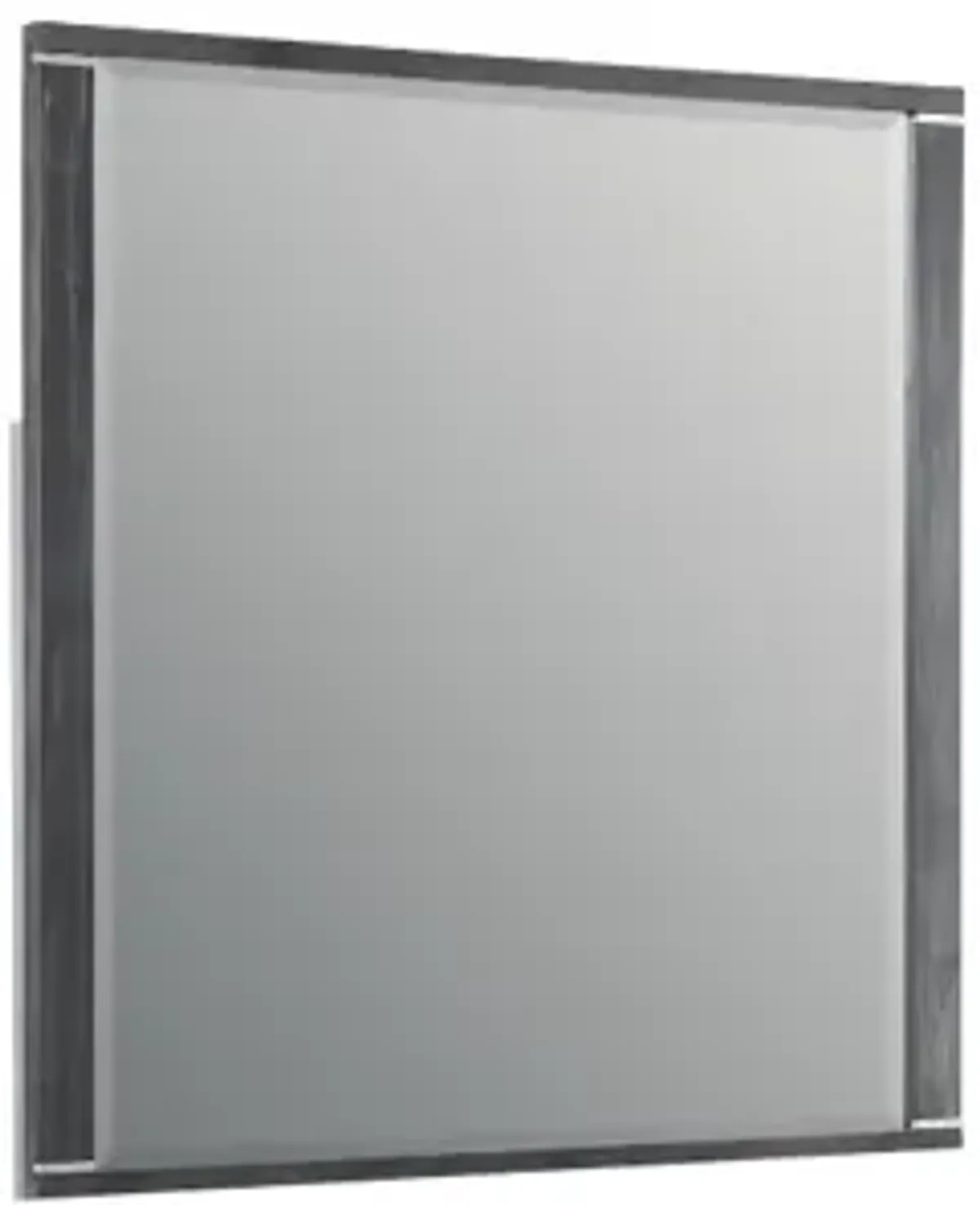 Odessa Mirror in Charcoal Gray