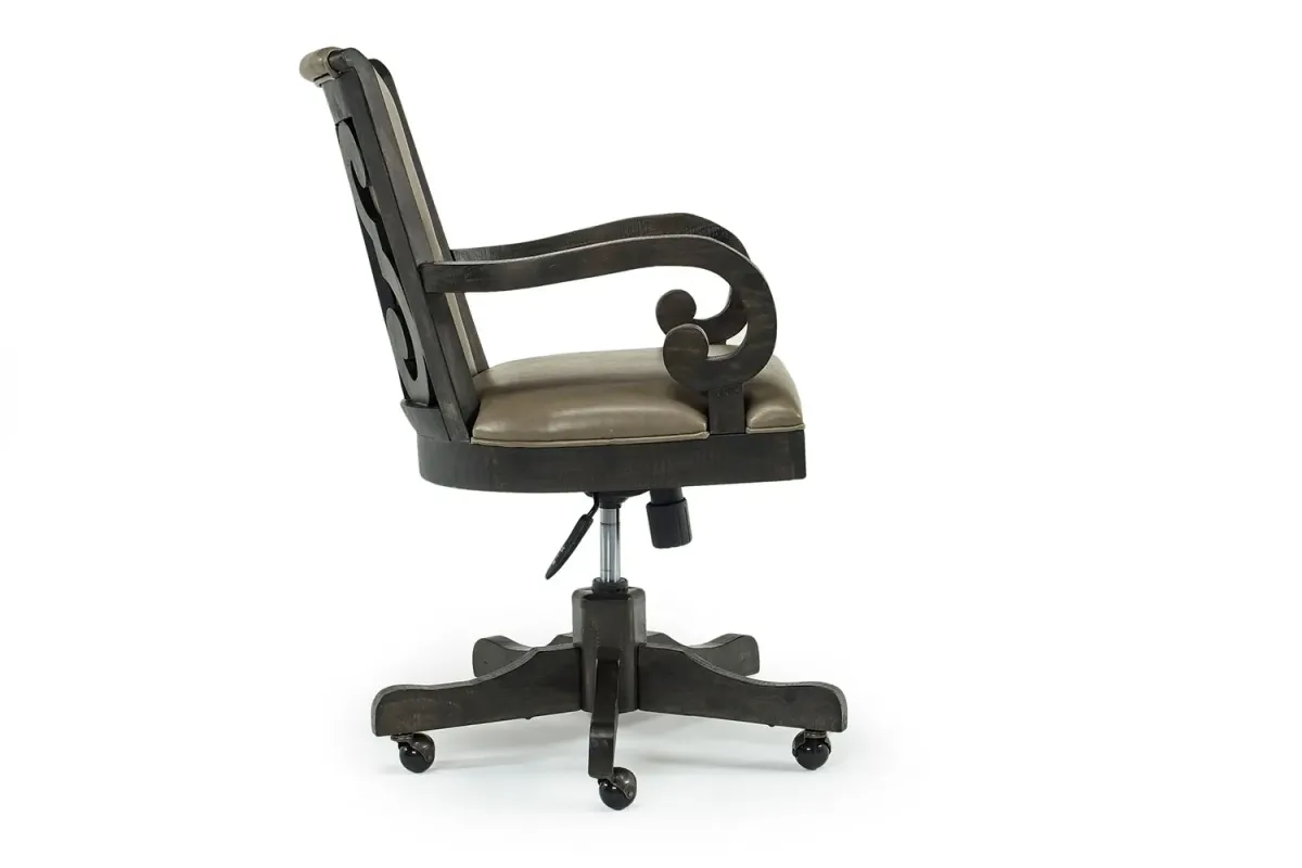 Bellamy Desk Chair in Charcoal