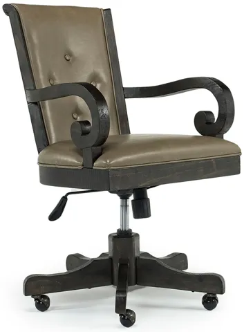 Bellamy Desk Chair in Charcoal