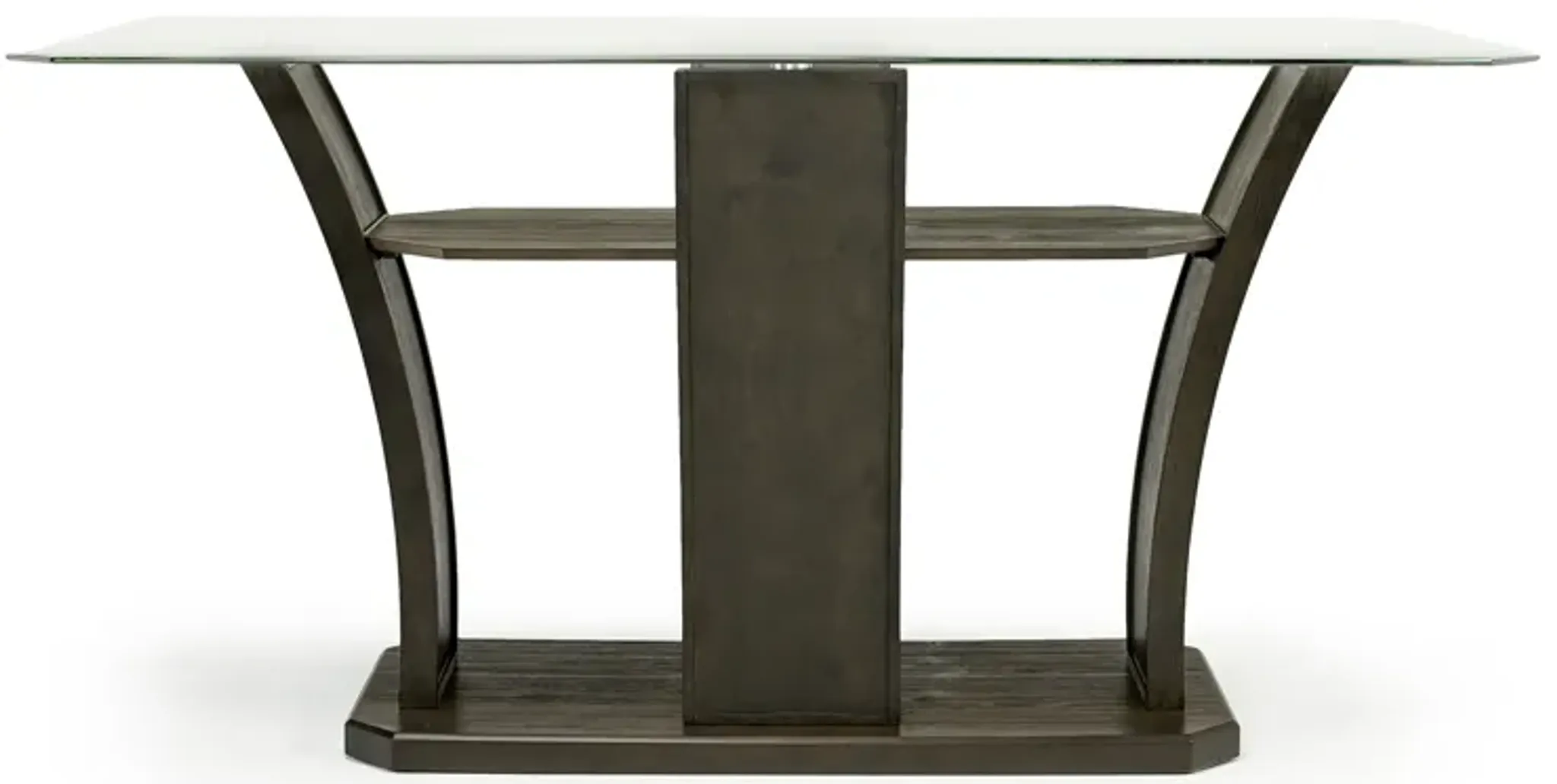 Dapper Counter Height Dining Table & 4 Stools in Brown | Furniture.com