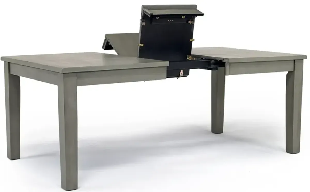 Napa Extendable Dining Table in Gray