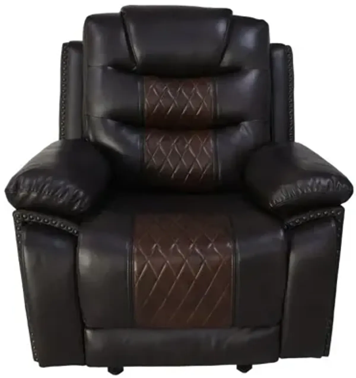 Nikko Gliding Recliner in Brown