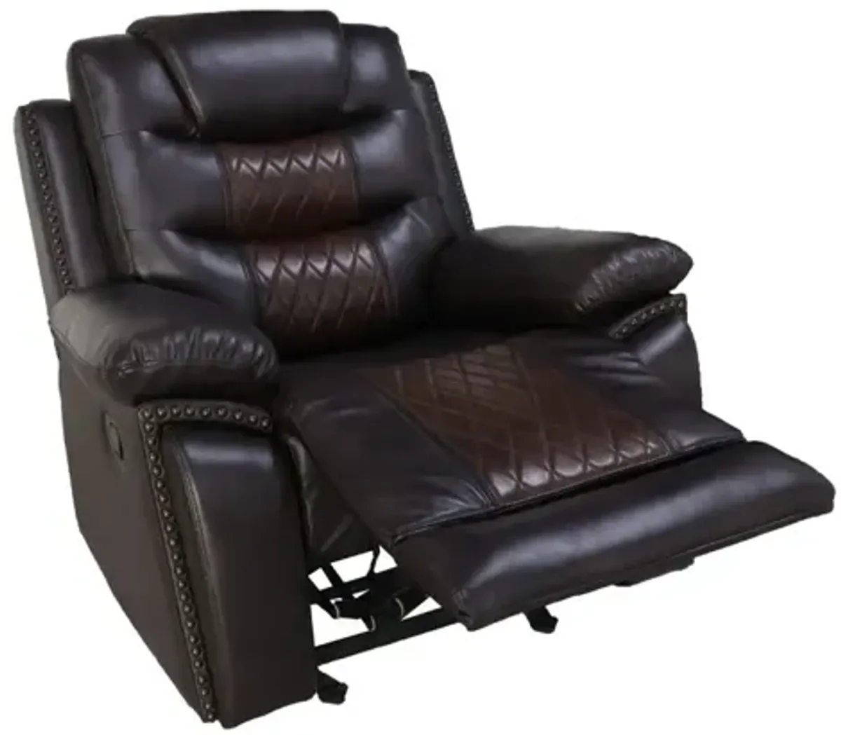 Nikko Gliding Recliner in Brown