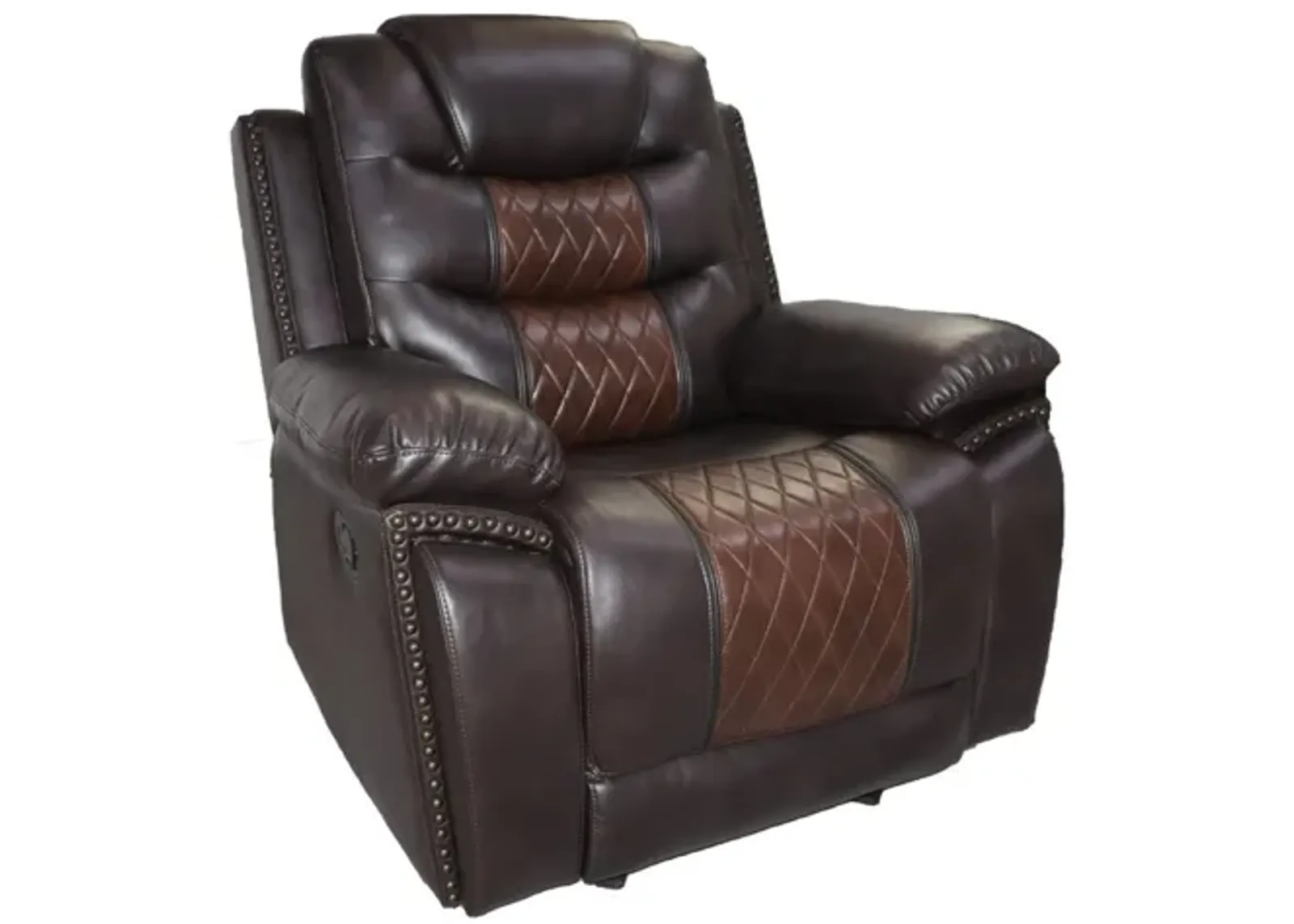 Nikko Gliding Recliner in Brown