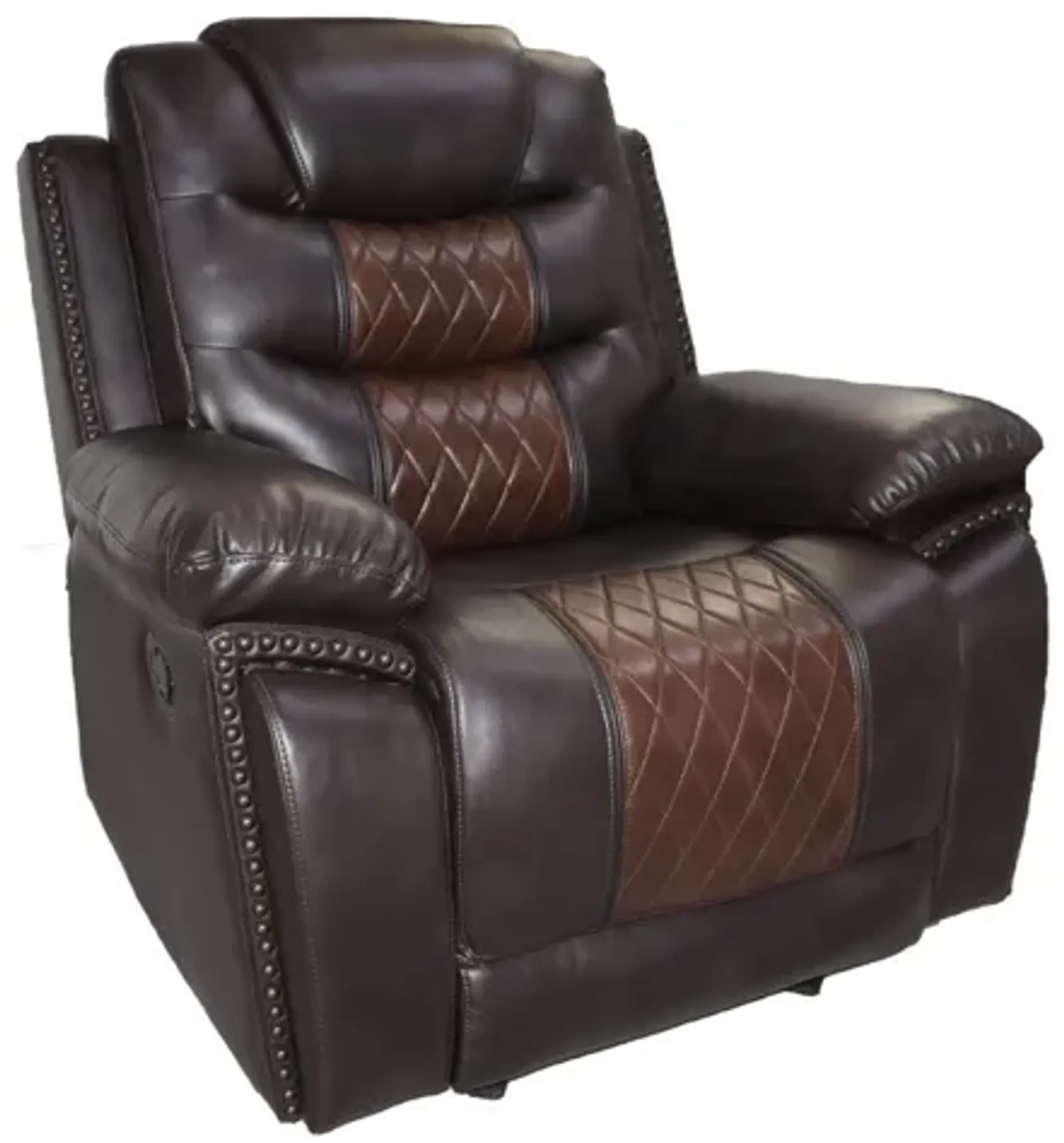 Nikko Gliding Recliner in Brown