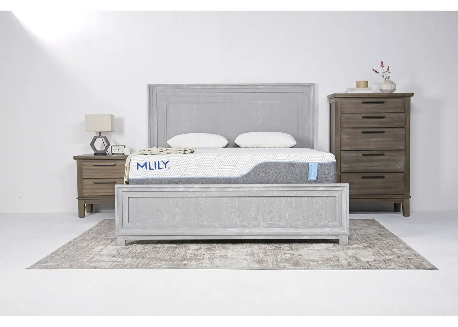 Mlily 13 Inch Harmony Chill 2.0 Medium Mattress, Eastern King