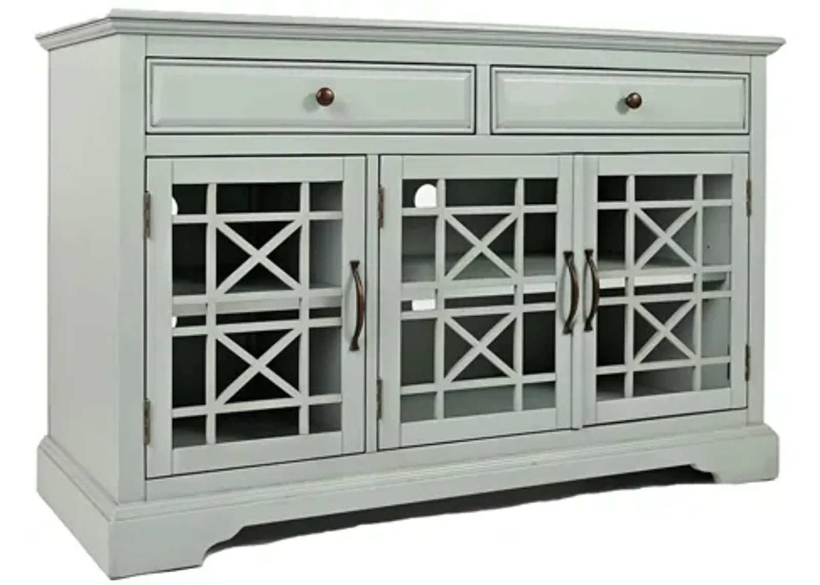 Skyy Media Console in Gray, 50 Inch