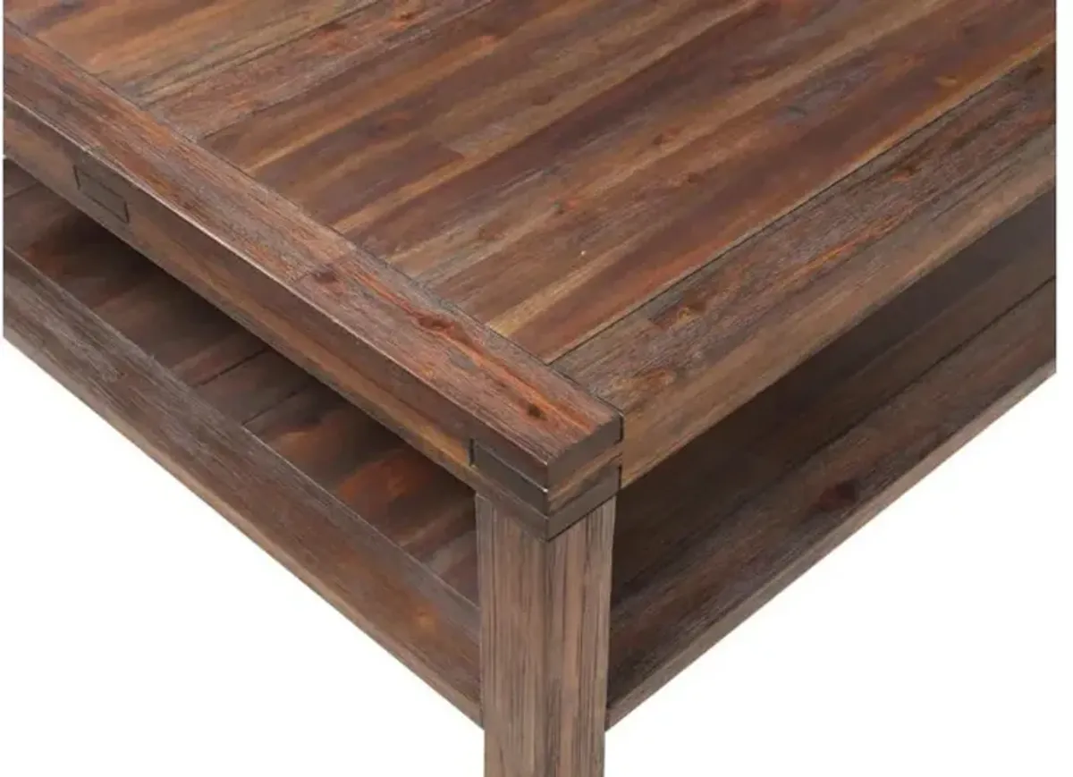 Meadow Coffee Table in Brick Brown