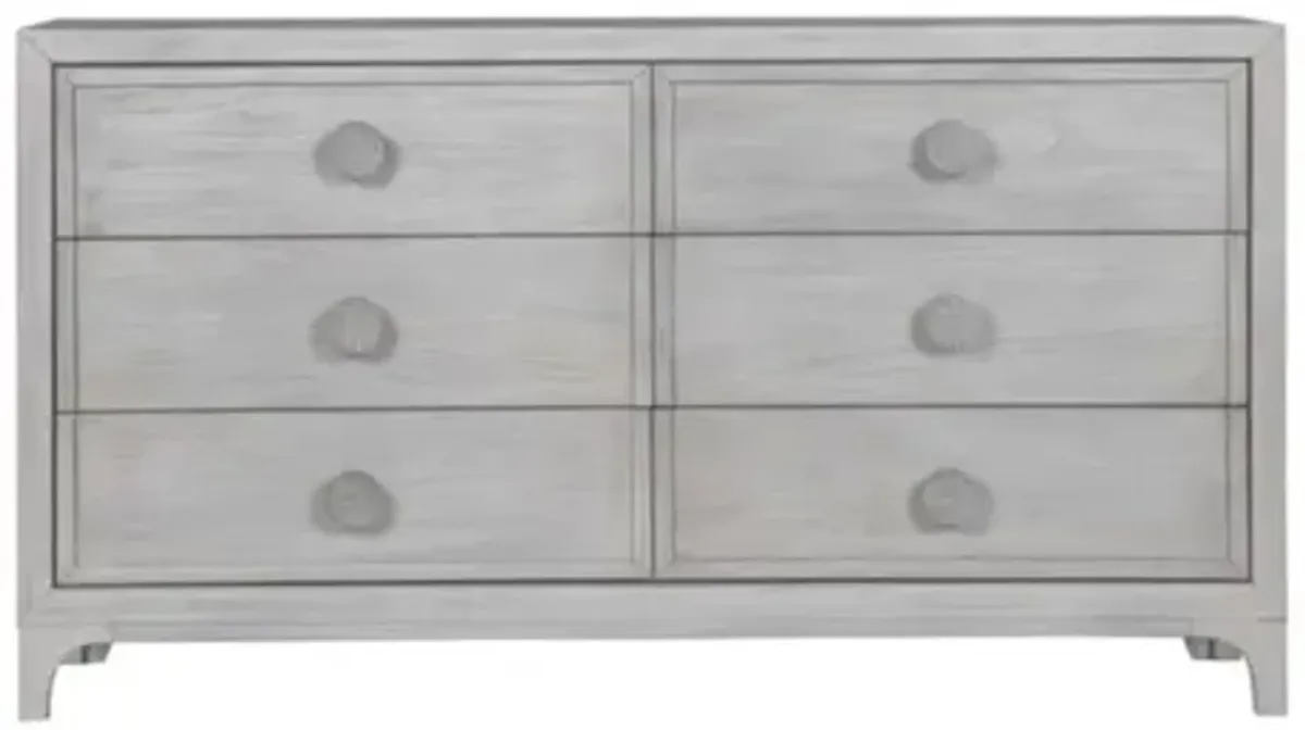 Boho Chic Dresser in Washed White