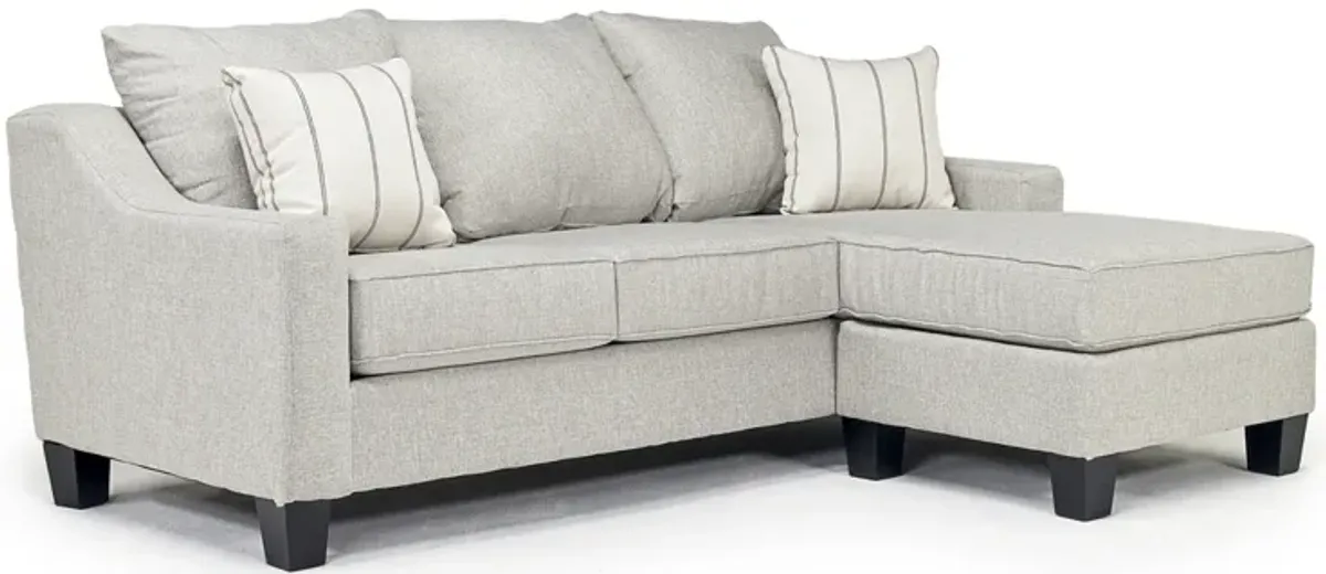 Lucy Reversible Sofa Chaise in Splash Linen