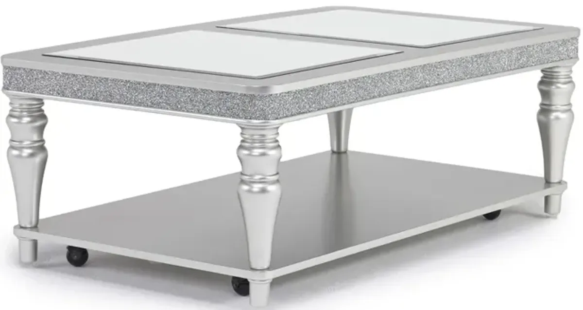 Avril Coffee Table in Silver