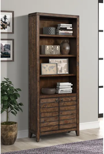 Tempe Open Top Bookcase in Tobacco, 32 Inch