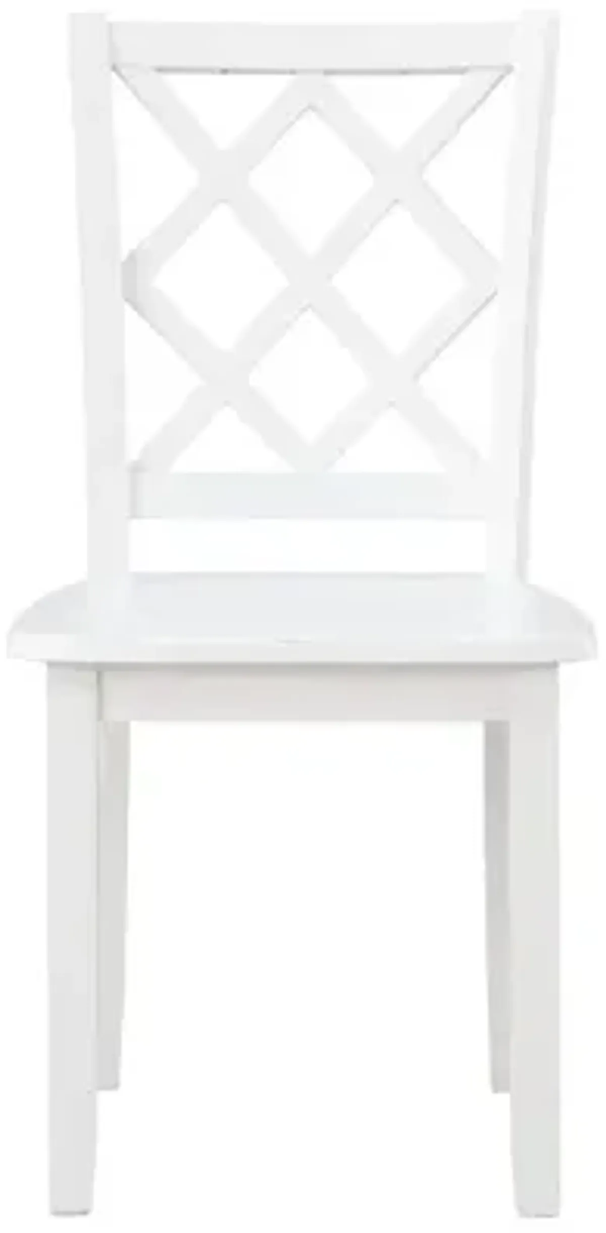 Trellis Side Chair in White