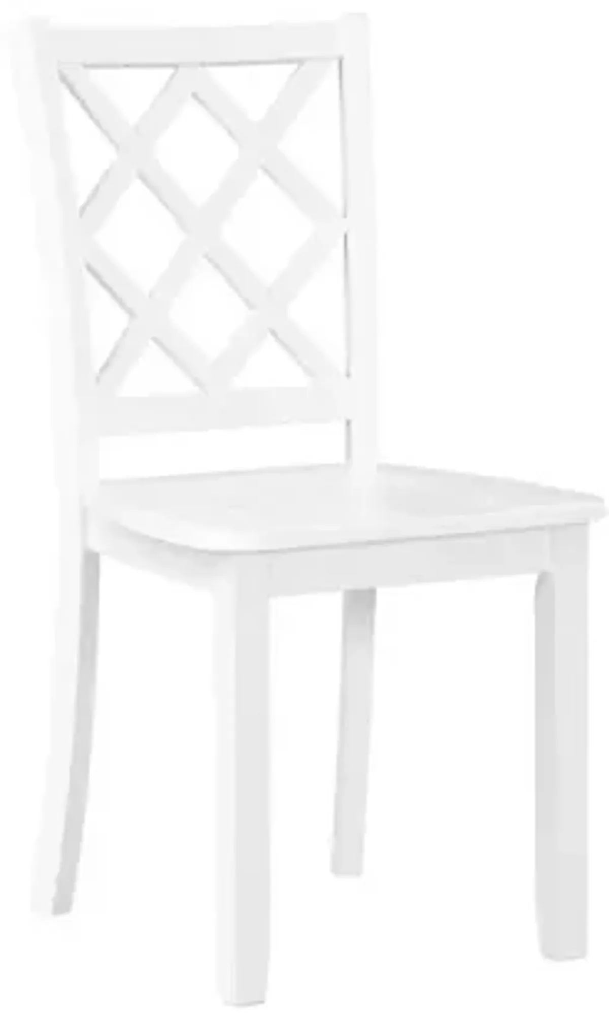 Trellis Side Chair in White