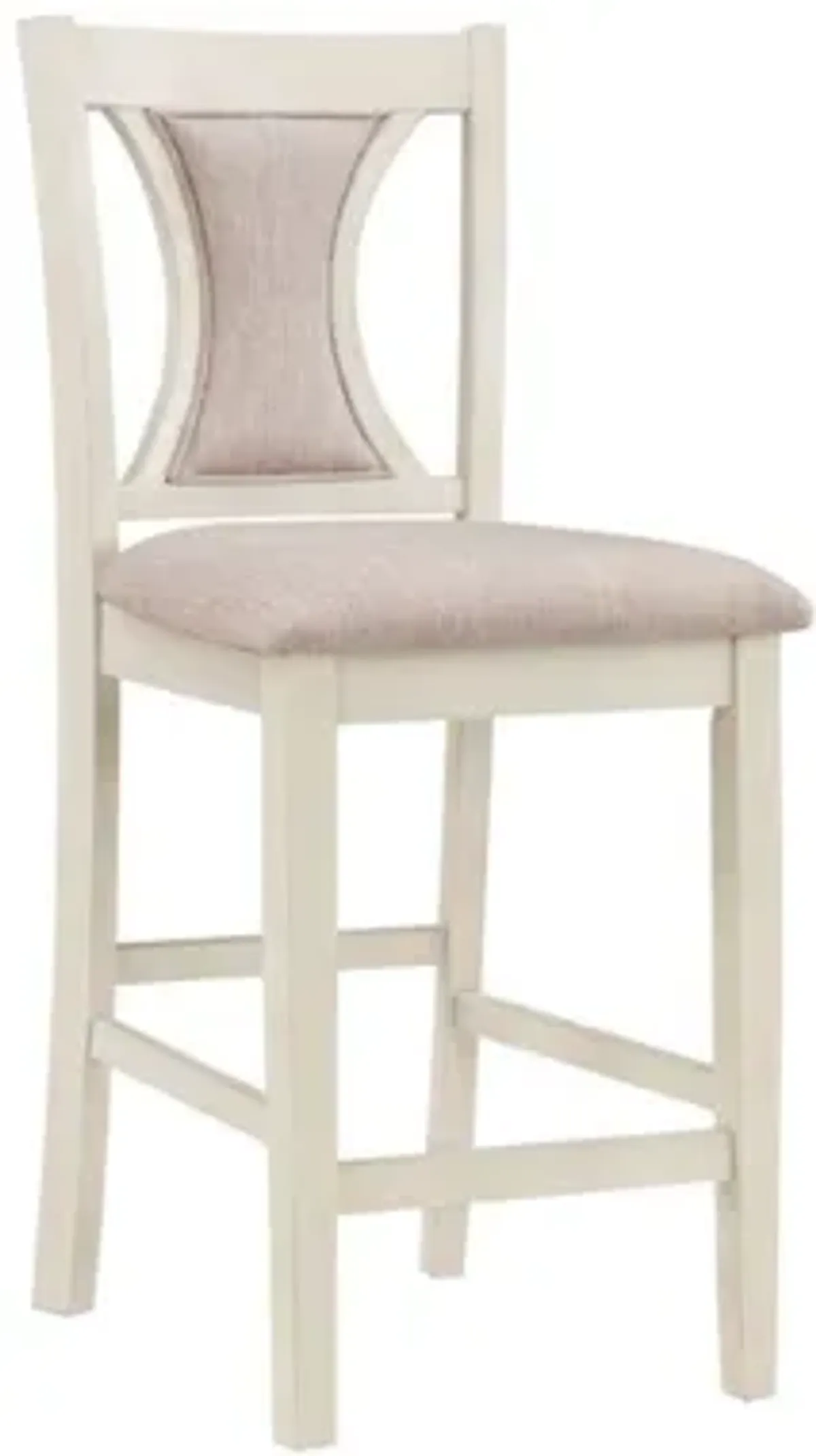 Hudson Counter Height Stool in Creme