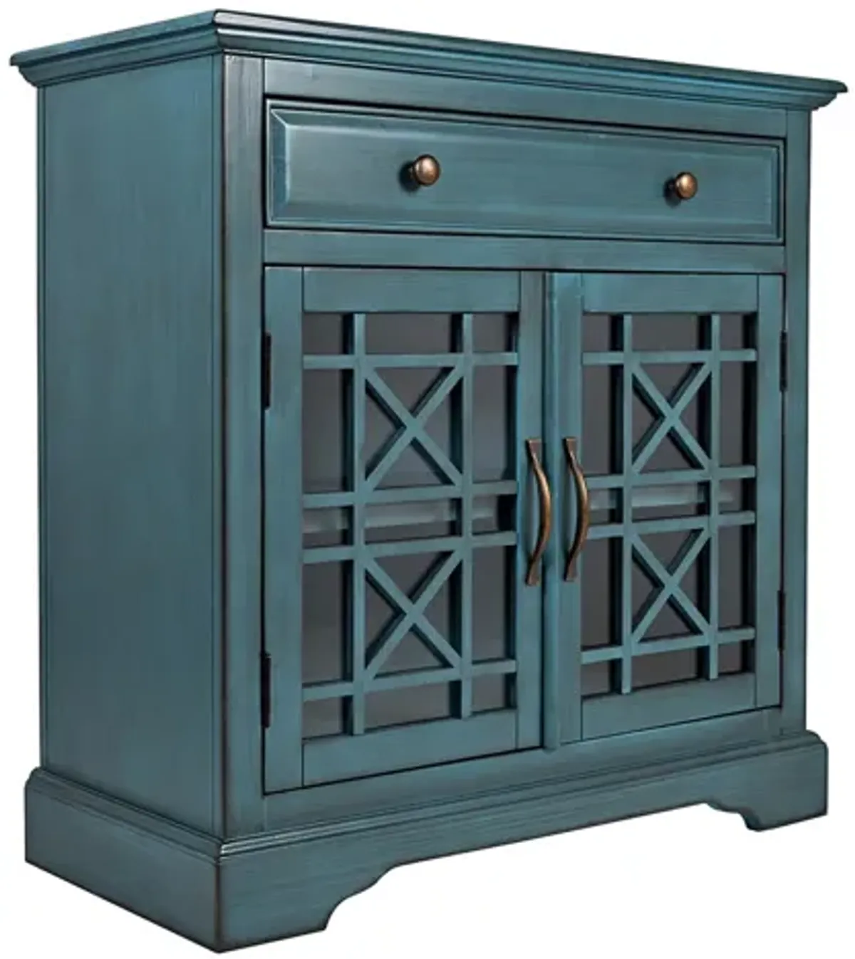 Skyy Media Console in Teal, 32 Inch