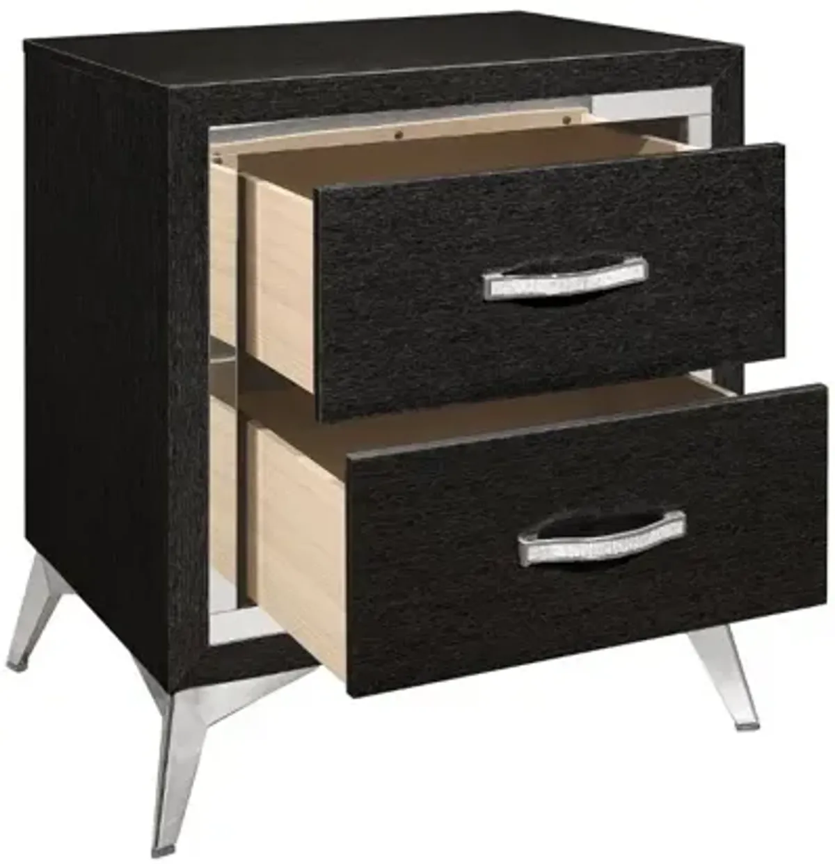 Huxley Nightstand in Black