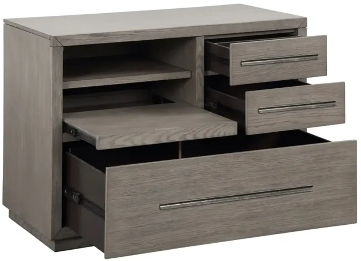 Pure Modern File Cabinet in Moonstone