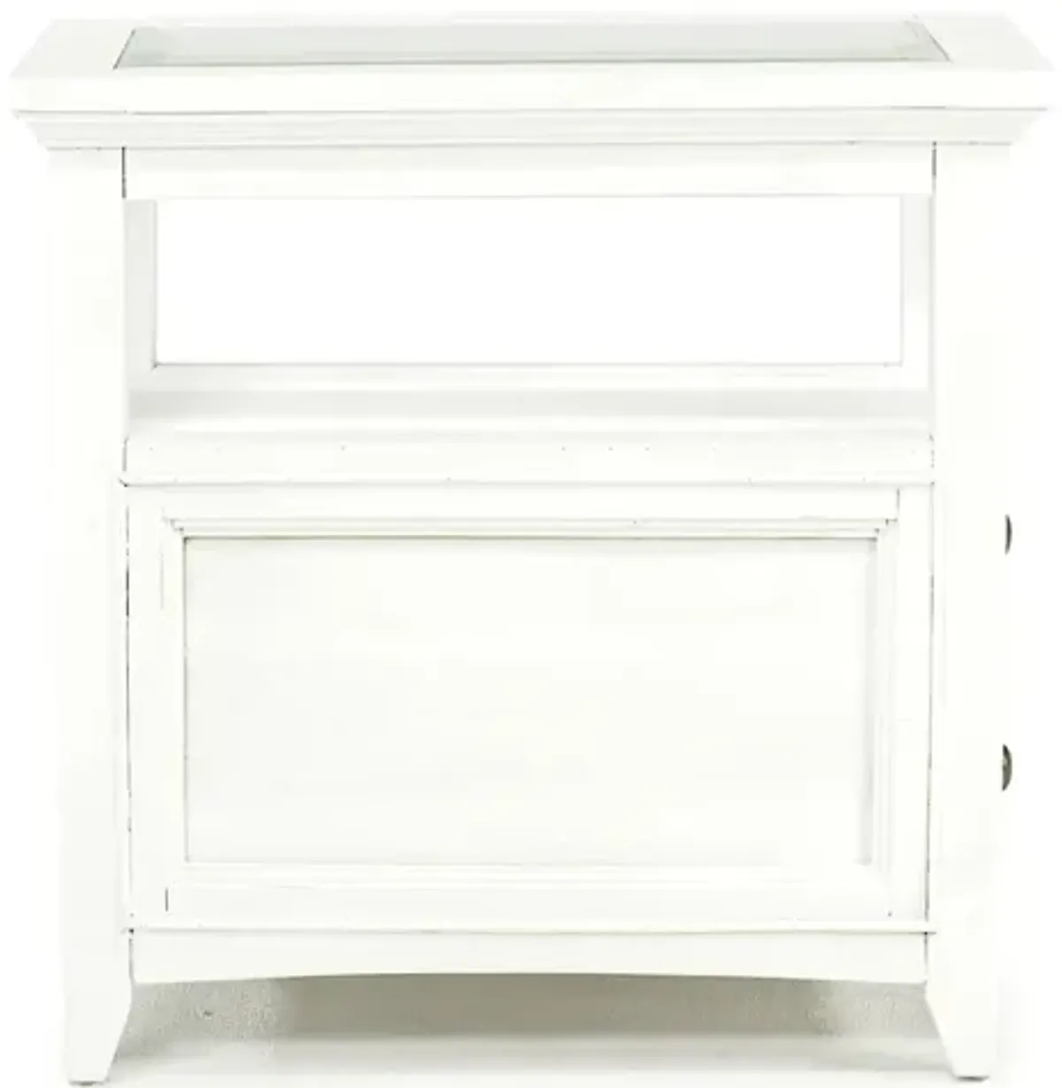 Bay Creek Chairside Table in White