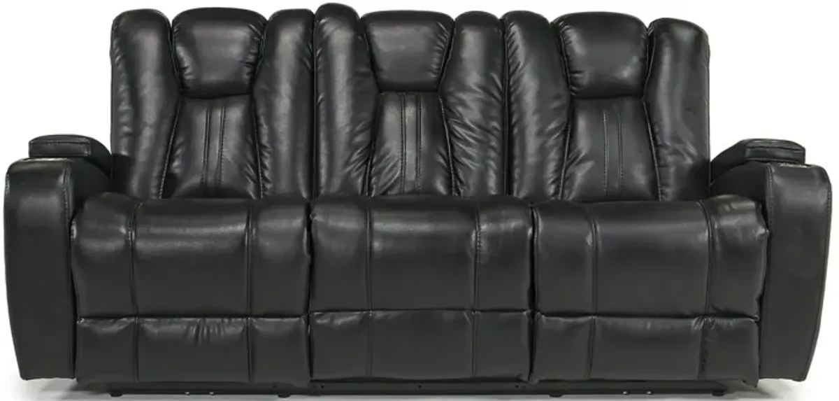 Vega 2 Power Sofa in Black