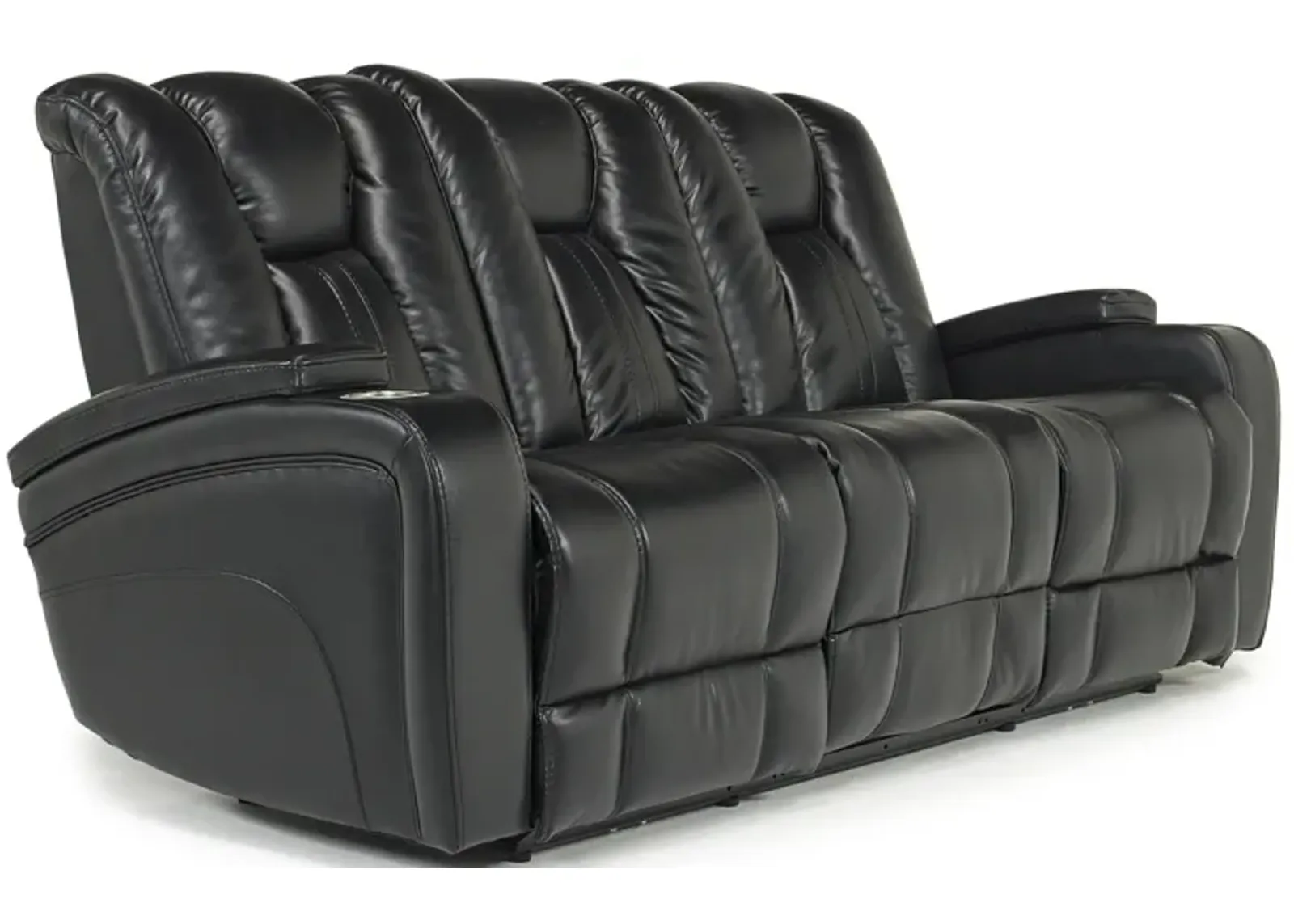 Vega 2 Power Sofa in Black