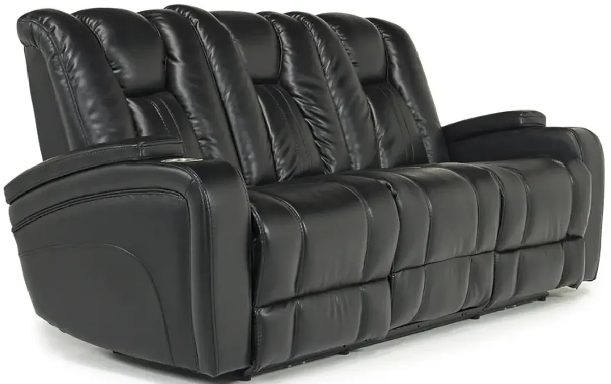 Vega 2 Power Sofa in Black