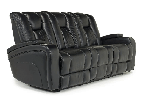 Vega 2 Power Sofa in Black