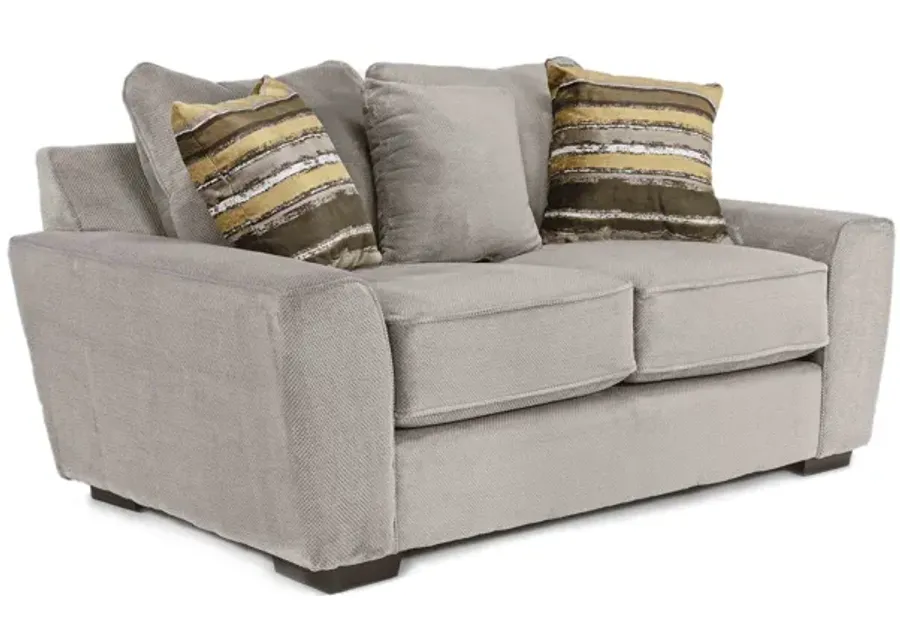 Oracle Loveseat in Cooper Platinum