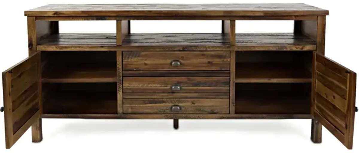 Artisans Media Console in Oak, 70 Inch