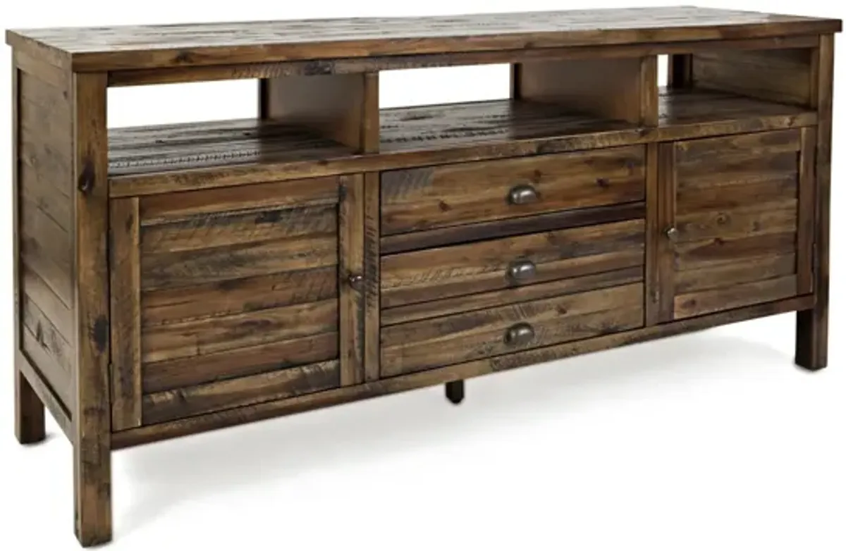 Artisans Media Console in Oak, 70 Inch