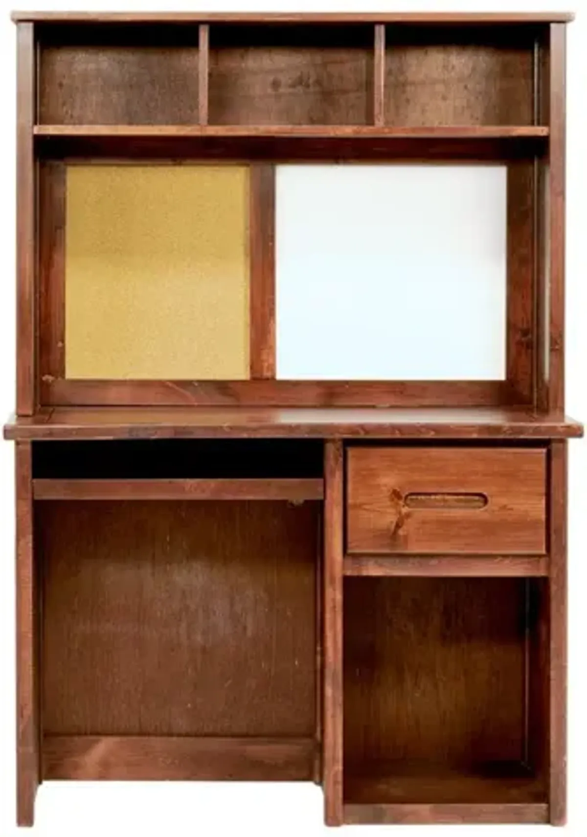 Young Pioneer Desk & Hutch in Cinnamon