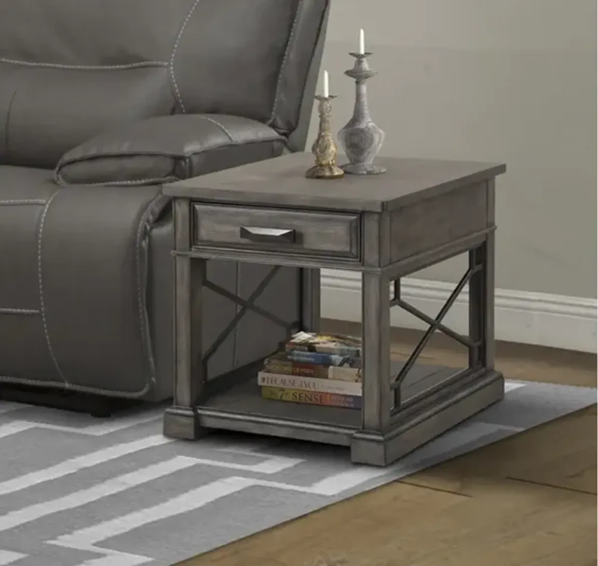 Sundance End Table in Gray