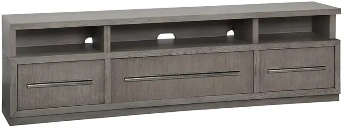 Pure Modern Media Console in Moonstone, 84 Inch