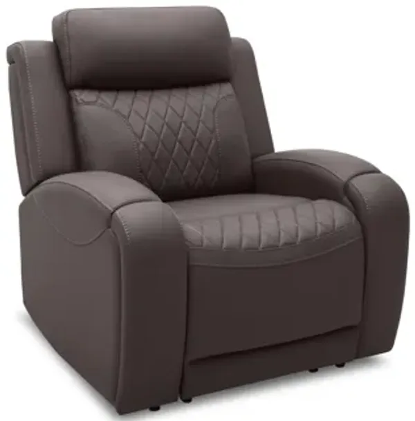 Chillax 2 Power Recliner in Dark Brown