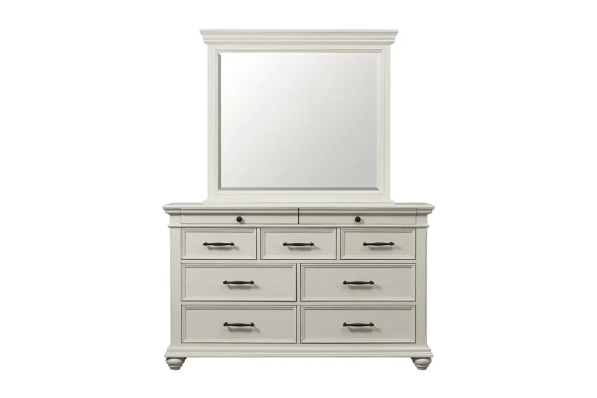 Slater Dresser in White