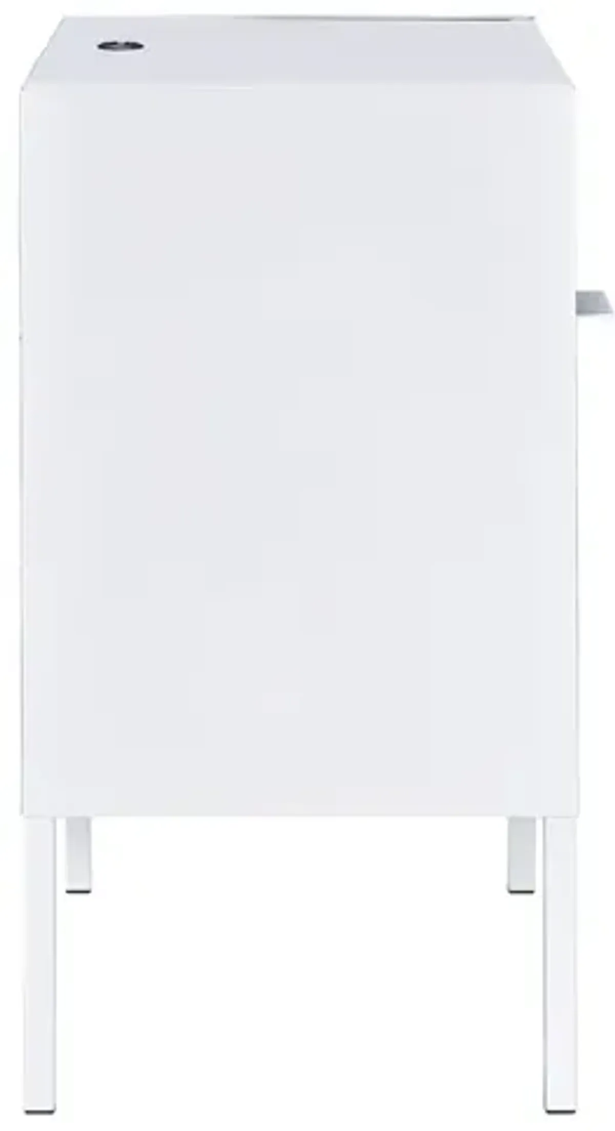 Gemma USB Nightstand in White