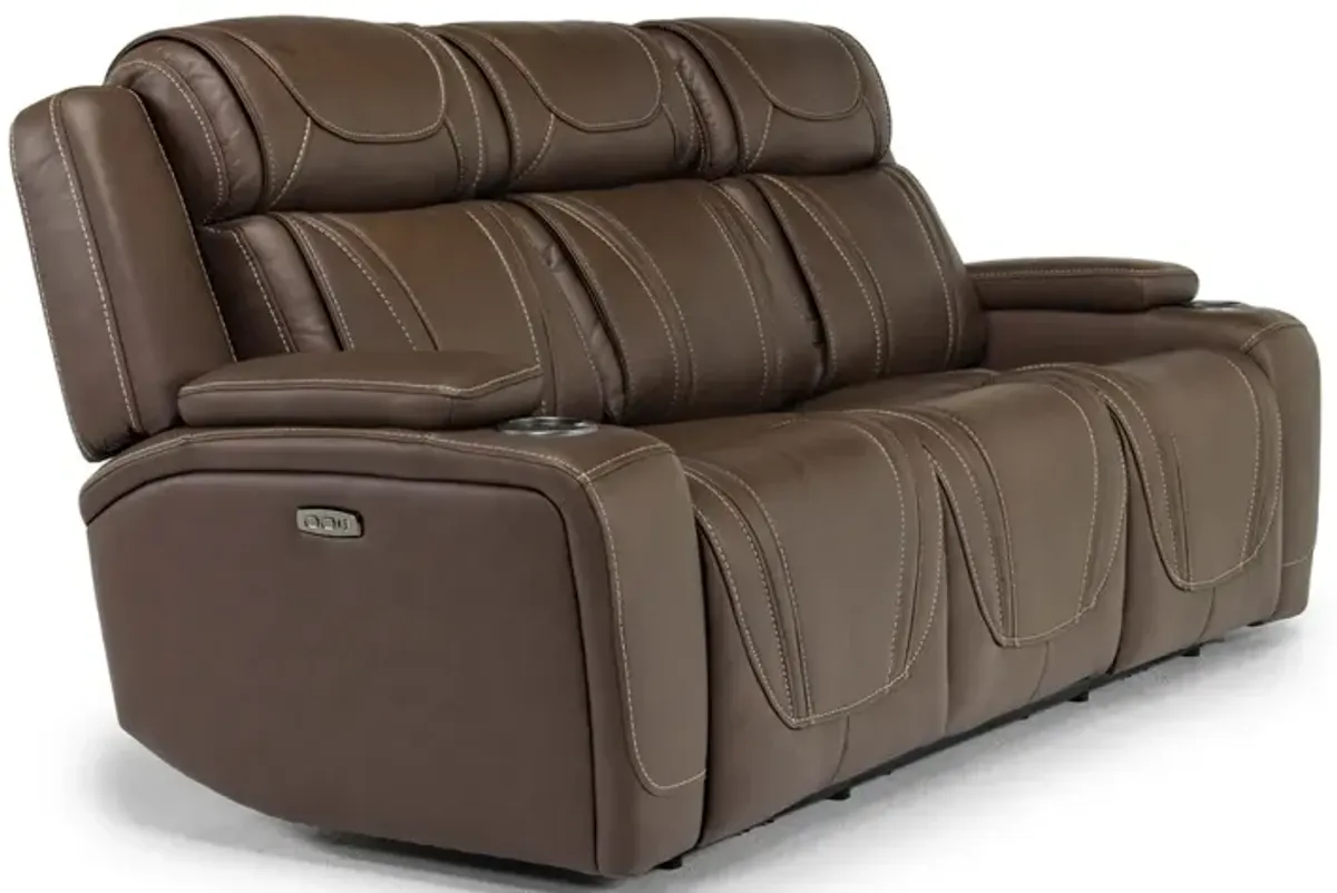 Max 2 Power Sofa in Aline Timber