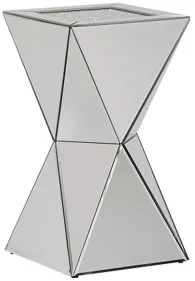 Gillrock Accent Table in Mirror/Silver