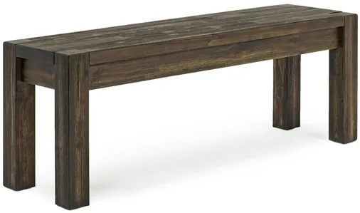 Meadow Dining Bench in Brown