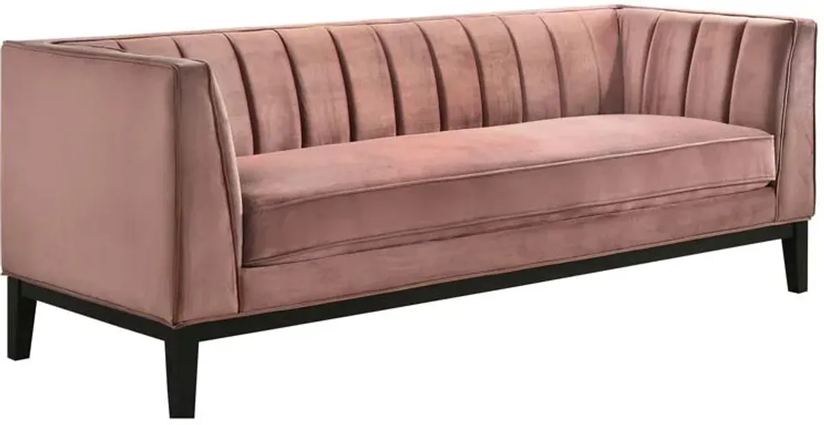Calais Sofa in Rose