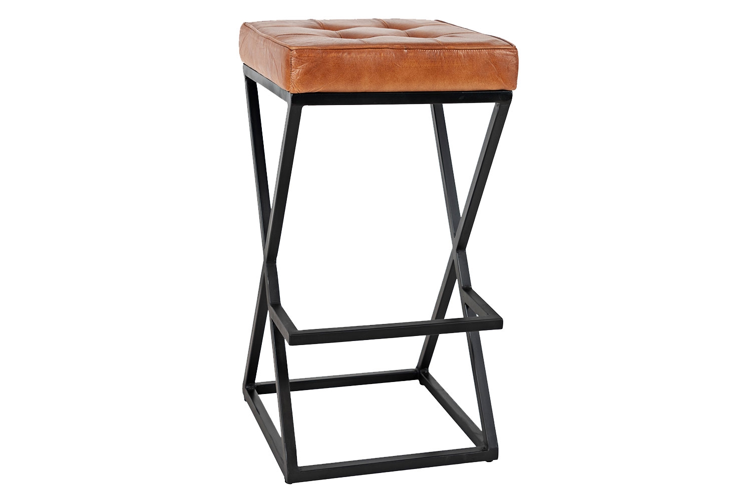 Brooks Barstool in Sienna Leather