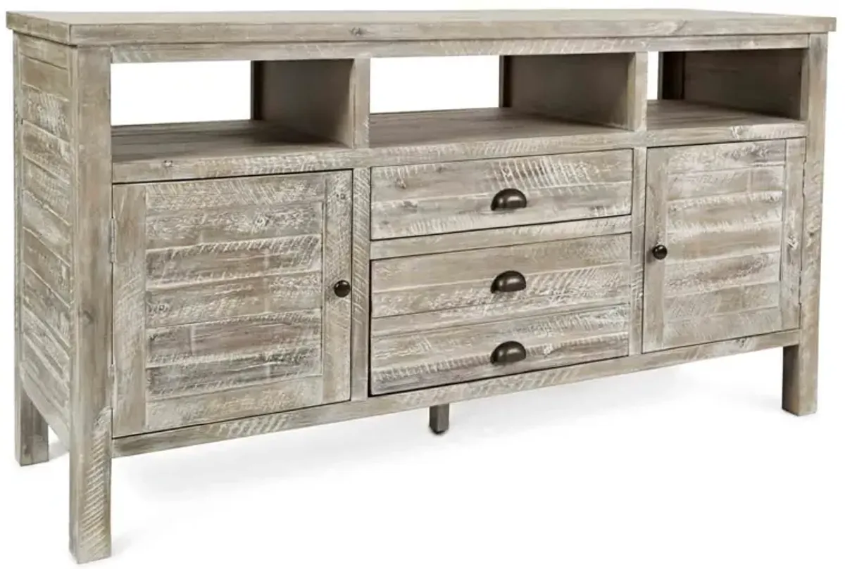 Artisans Media Console in Gray, 60 Inch