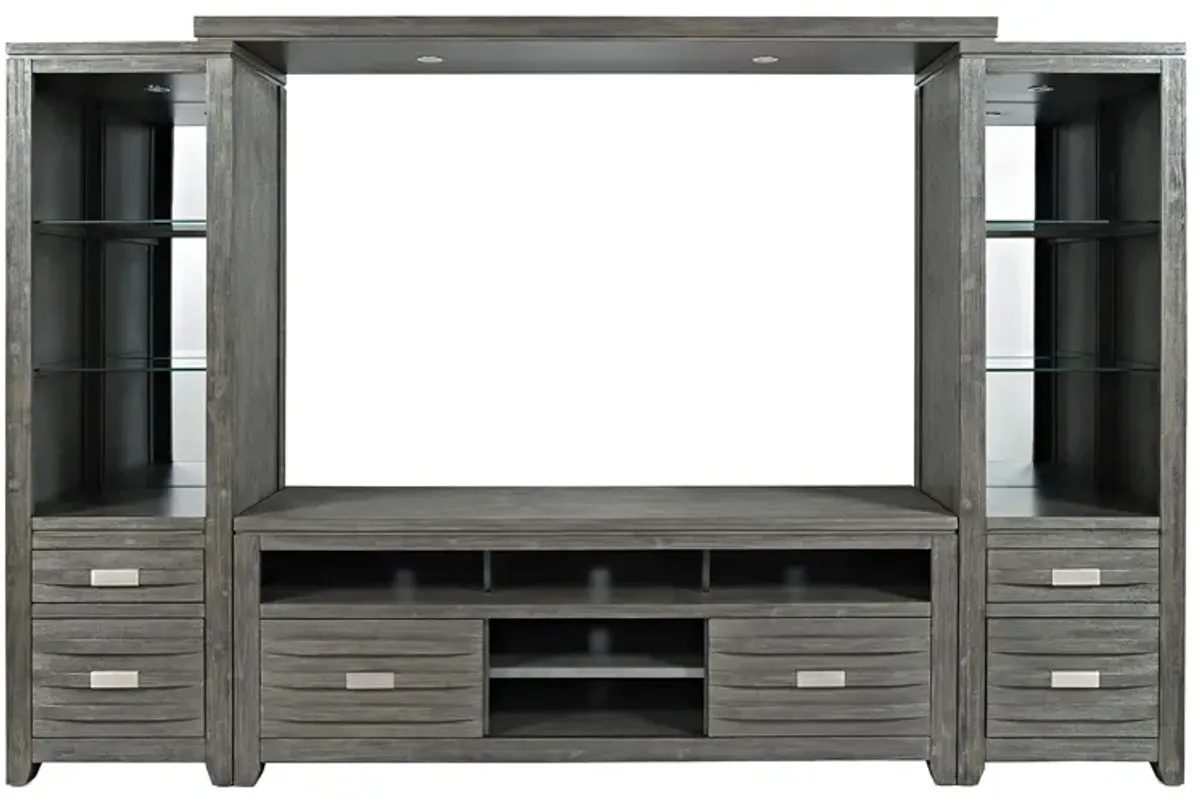 Altamonte 4 Piece Entertainment Center in Gray, 70 Inch