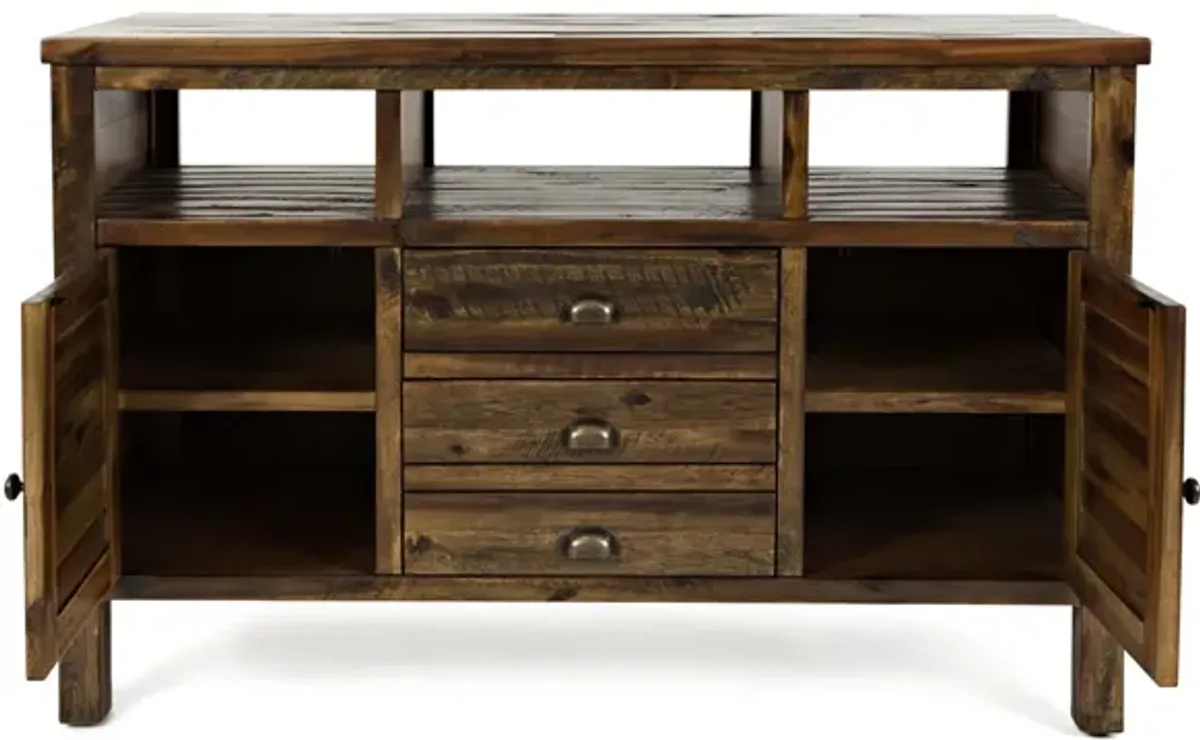 Artisans Media Console in Oak, 50 Inch