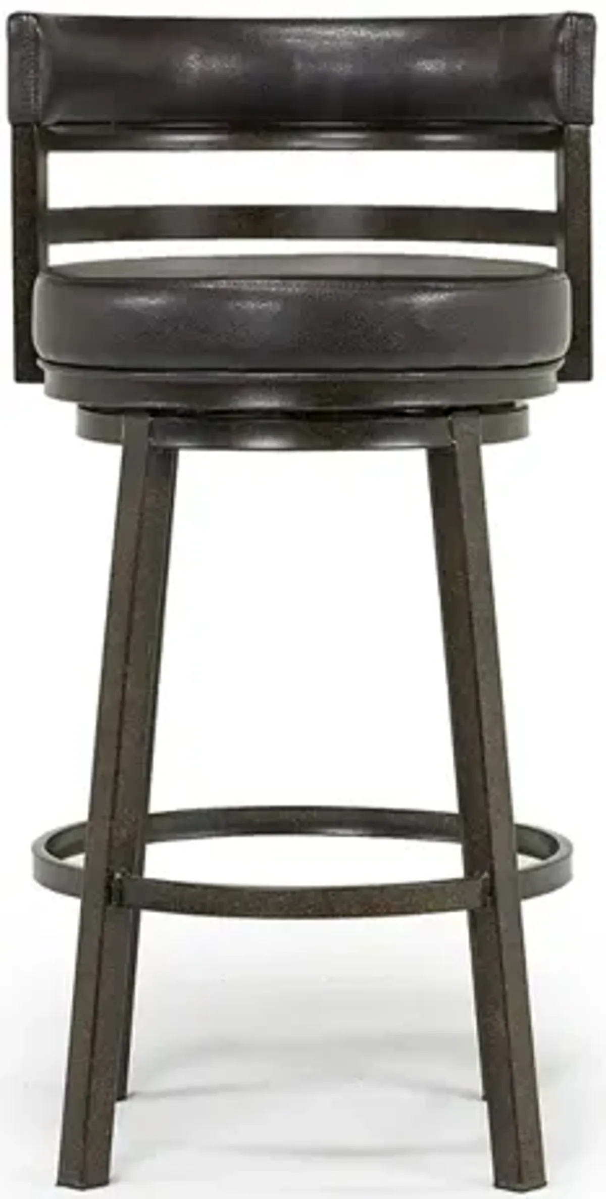 Madrid Barstool in Auburn & Brown, Swivel